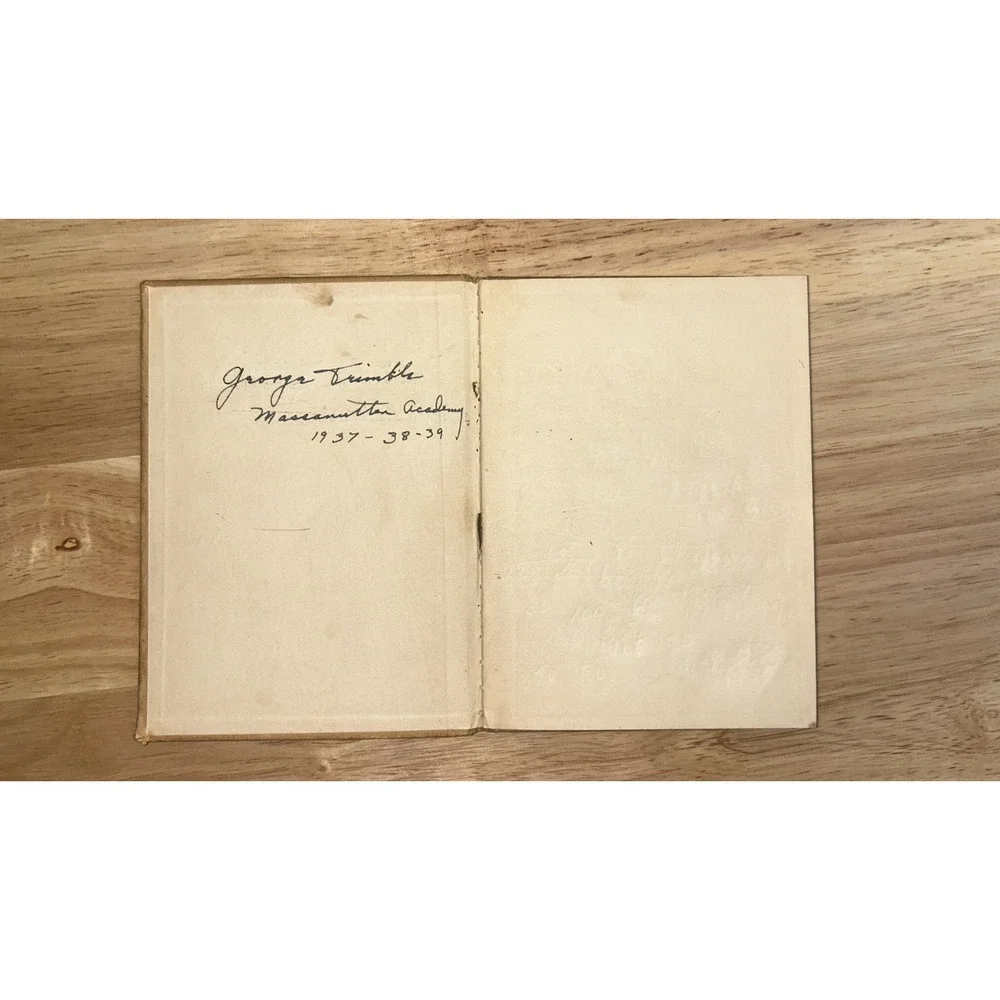 Antique - 1921‎ 'LEST WE FORGET' - George Trimble Signed American Legion Book